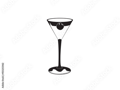 bottle of drinks, a glass of juice, vector illustrator of drink silhouette isolated on white background 