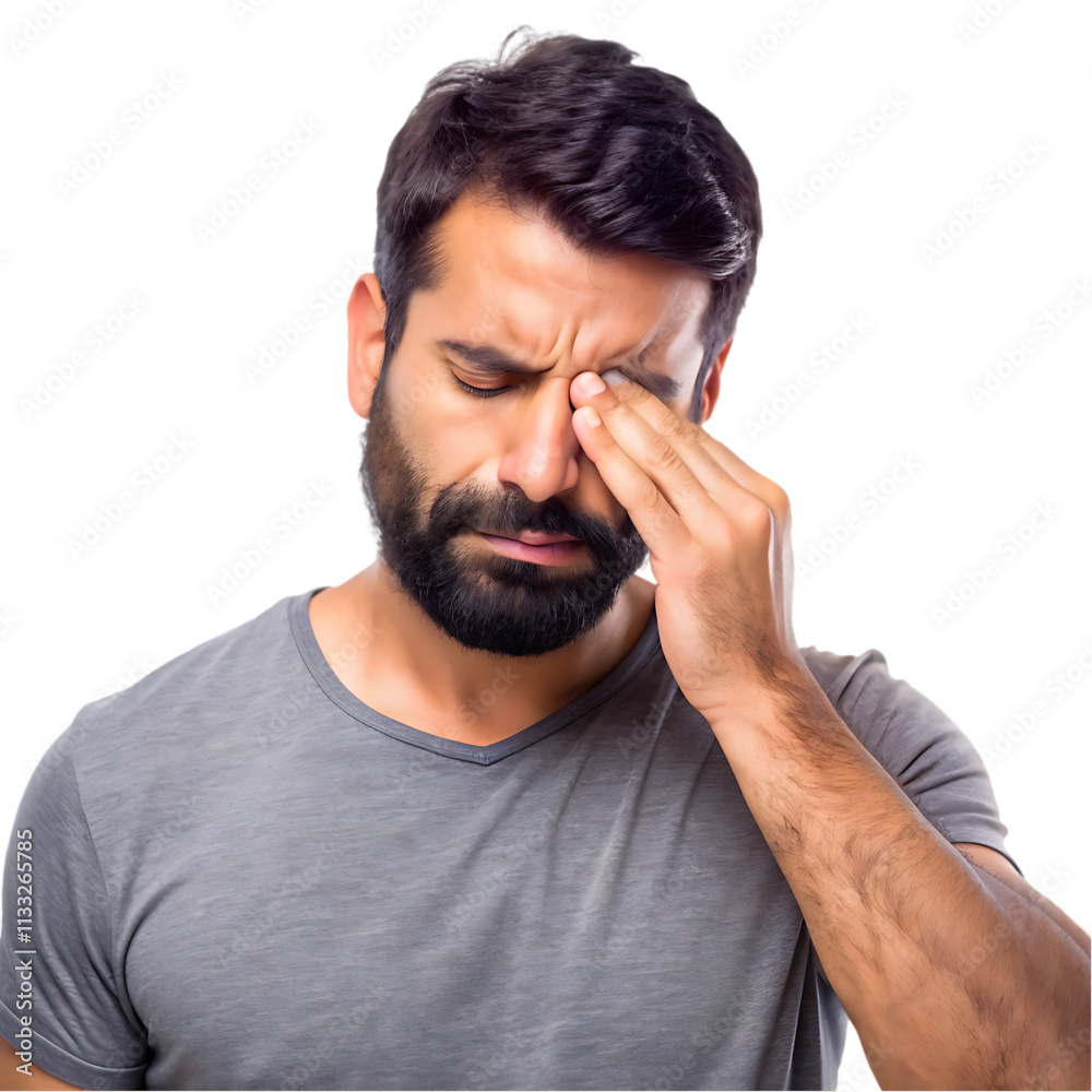 Obraz premium person with headache