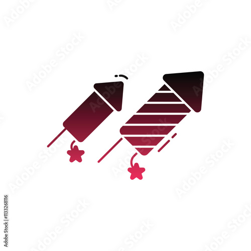 Fireworks vector icon