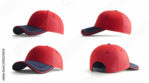 baseball haton isolated on a white background photo