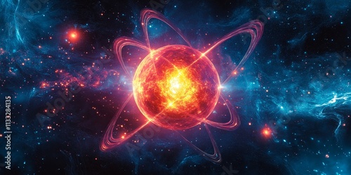 Radiant Atoms in a Dark Mystic World, Generative AI