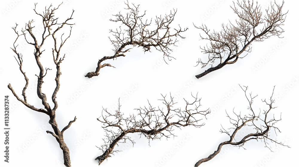 Obraz premium brancheson isolated on a white background