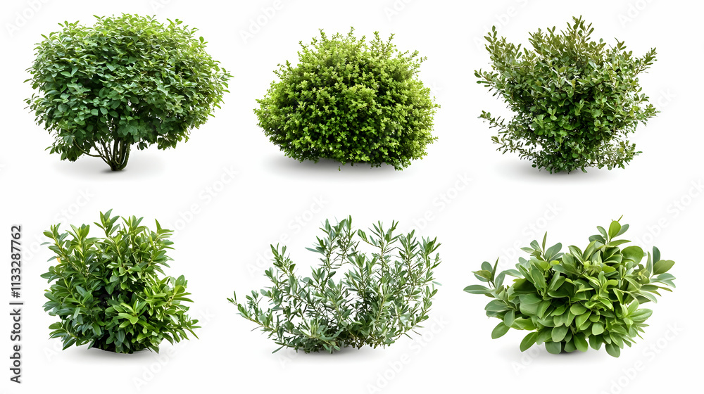 Obraz premium shrubson isolated on a white background