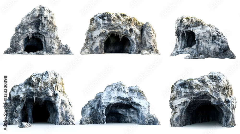 Fototapeta premium caveon isolated on a white background