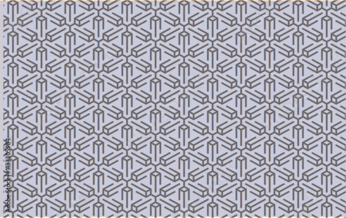 Sleek, linear vector patterns featuring clean, geometric shapes like hexagons, triangles, and cubes. Ideal for creating elegant, minimalist designs for websites, social media, or gaming.

