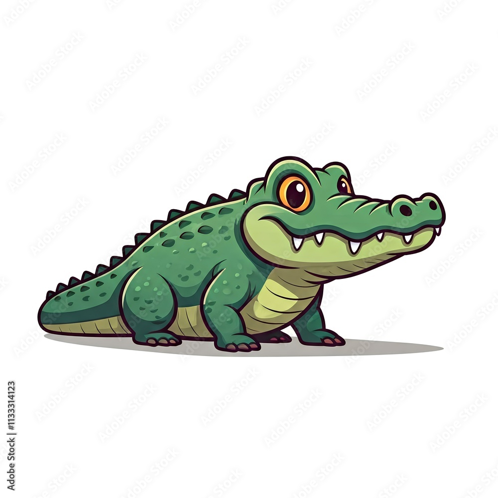 Fototapeta premium wild carnivorous animals, crocodile