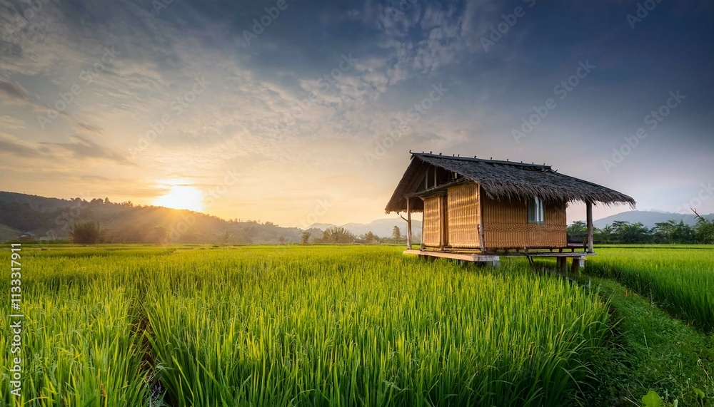 Fototapeta premium rice field