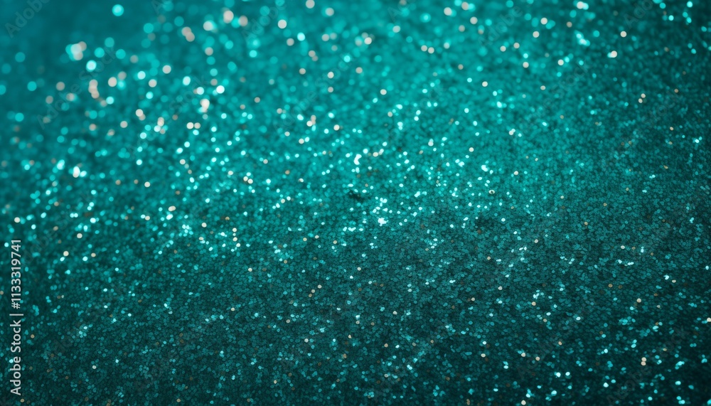 Obraz premium dark green blue sparkle glitter texture