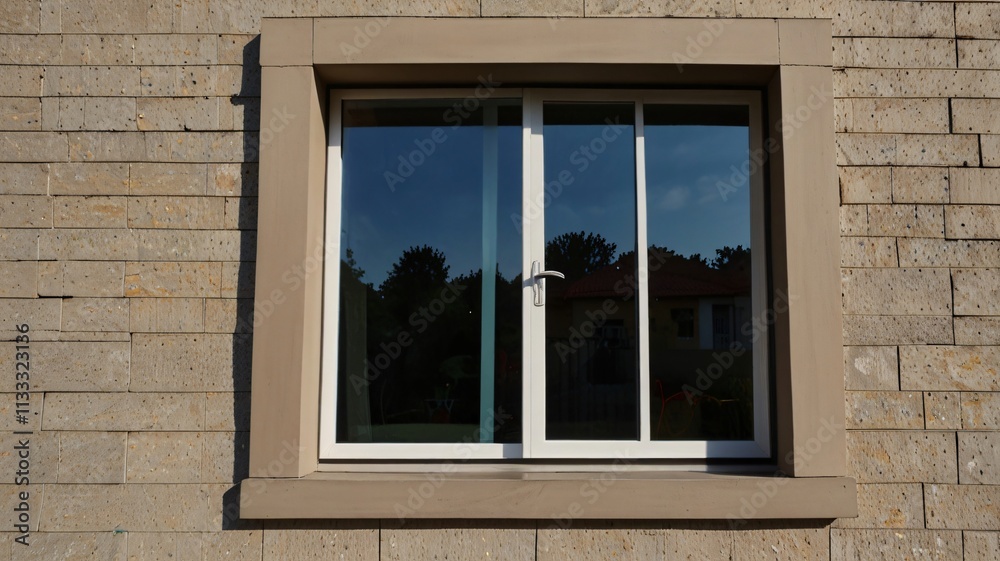 Fototapeta premium Window. The best image for inspiration on the latest trends in current seasonal designs.