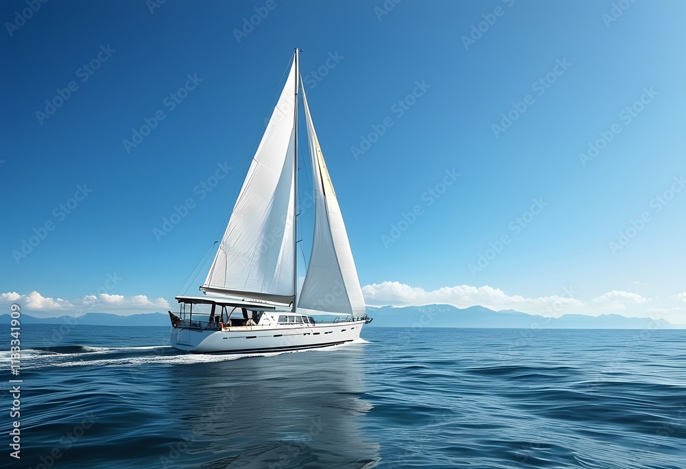 Obraz premium sail boat