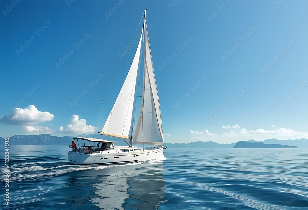 Obraz premium sail boat