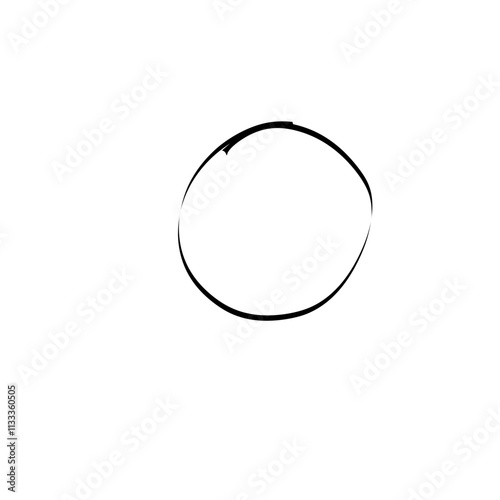 Hand Drawn Circle Line