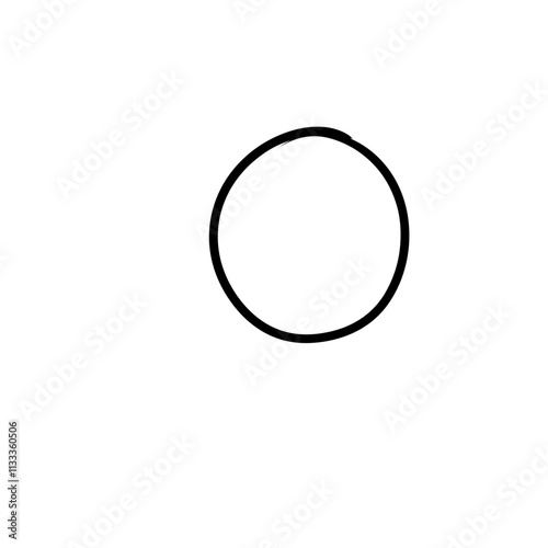 Hand Drawn Circle Line