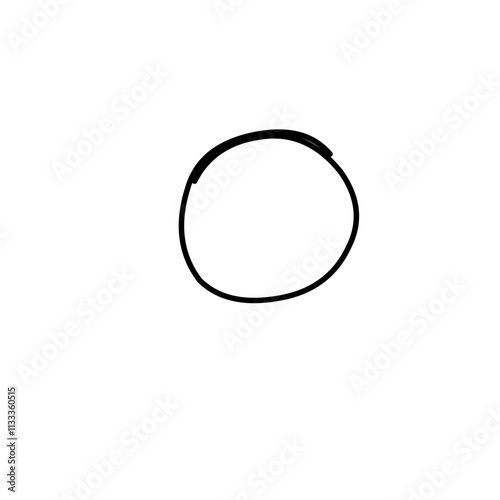Hand Drawn Circle Line