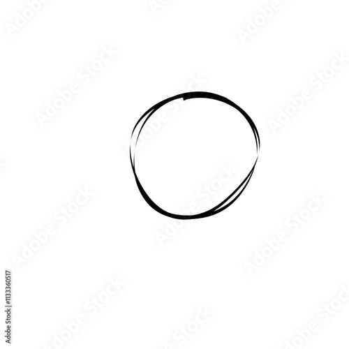 Hand Drawn Circle Line