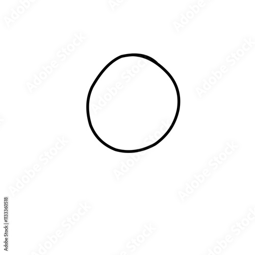 Hand Drawn Circle Line