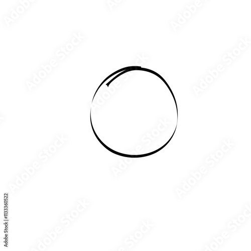 Hand Drawn Circle Line