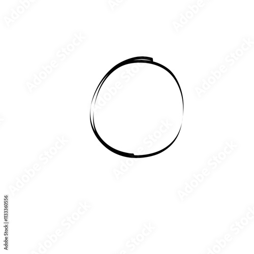 Hand Drawn Circle Line