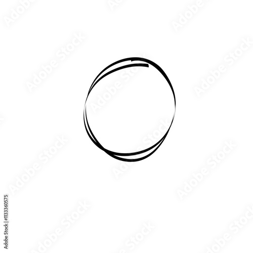 Hand Drawn Circle Line