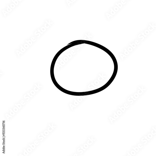 Hand Drawn Circle Line