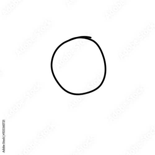 Hand Drawn Circle Line