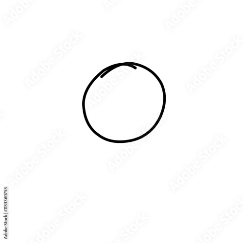 Hand Drawn Circle Line