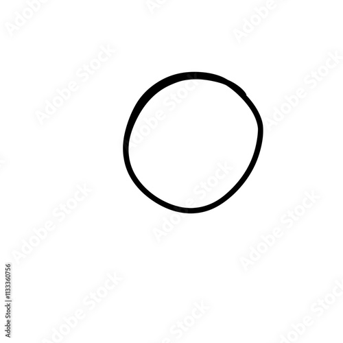 Hand Drawn Circle Line