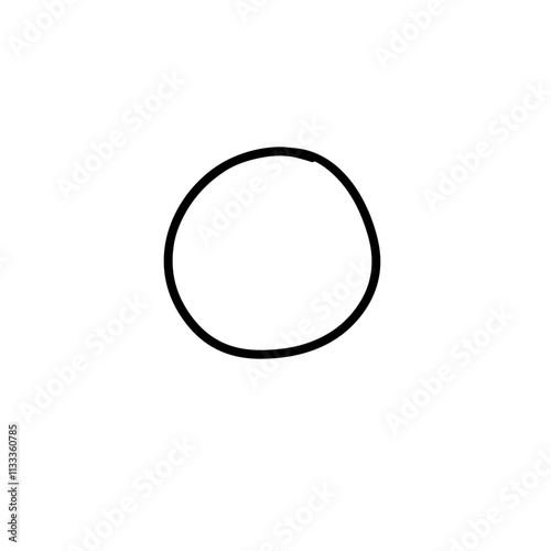 Hand Drawn Circle Line