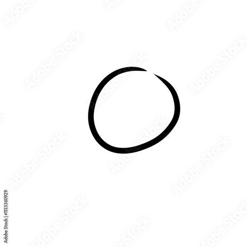 Hand Drawn Circle Line