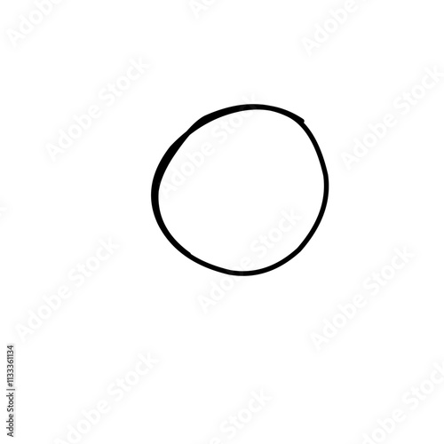 Hand Drawn Circle Line