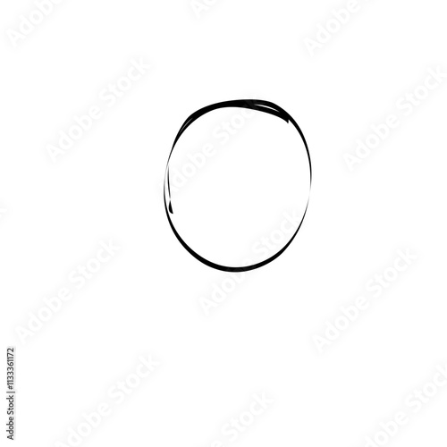 Hand Drawn Circle Line