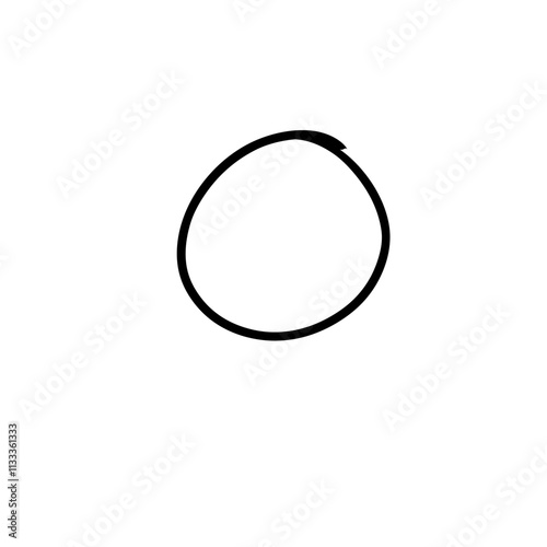 Hand Drawn Circle Line
