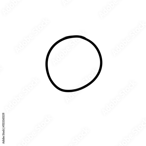Hand Drawn Circle Line