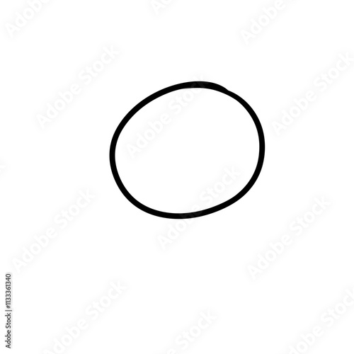 Hand Drawn Circle Line
