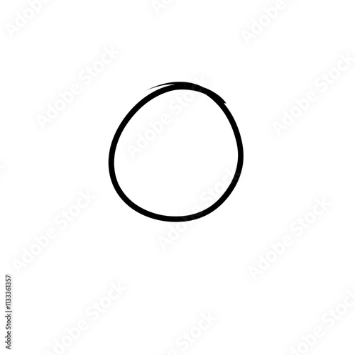 Hand Drawn Circle Line