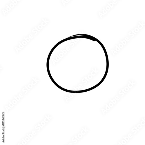 Hand Drawn Circle Line