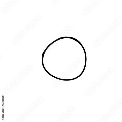 Hand Drawn Circle Line
