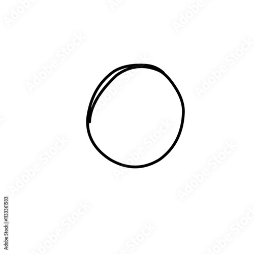 Hand Drawn Circle Line