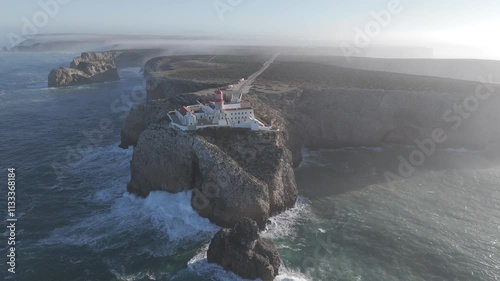cabo san Vicente portugal drone