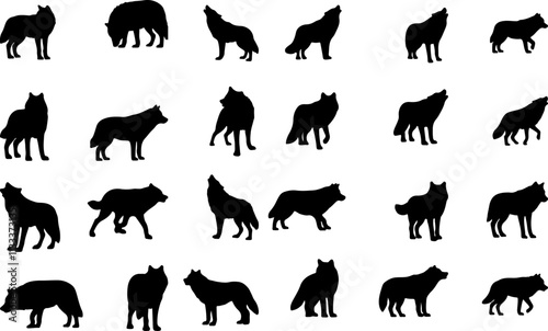 Wolf Silhouettes