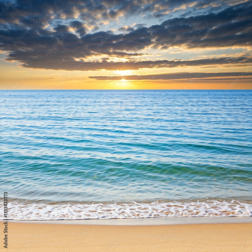 Fototapeta premium sunset over the sea