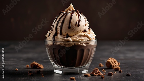 Ice Creame in the Boal and Plates