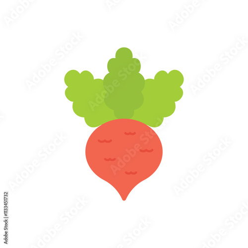 Kohlrabi vector icon