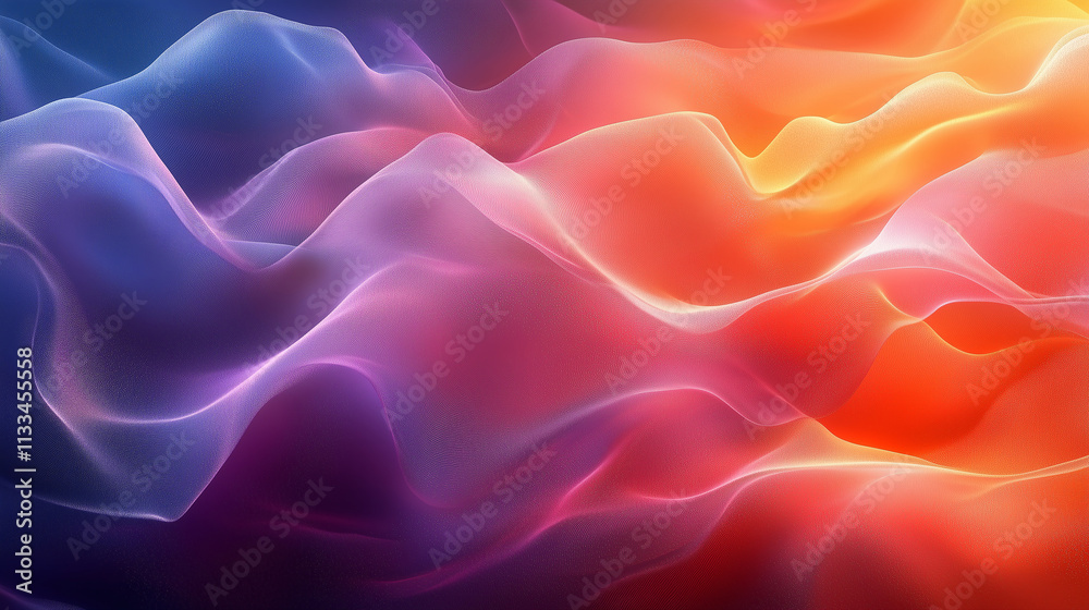 Fototapeta premium Abstract fluid design showcasing vibrant colors and smooth gradients in a mesmerizing pattern