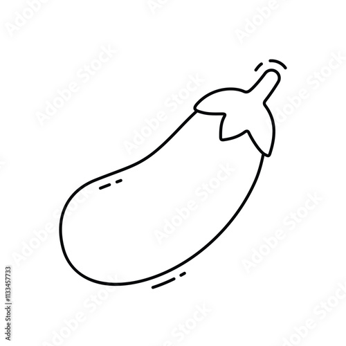 Eggplant vector icon