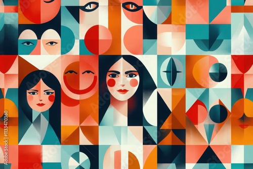 geometric abstract background