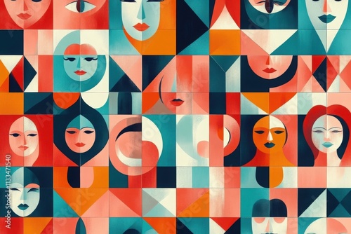 geometric abstract background