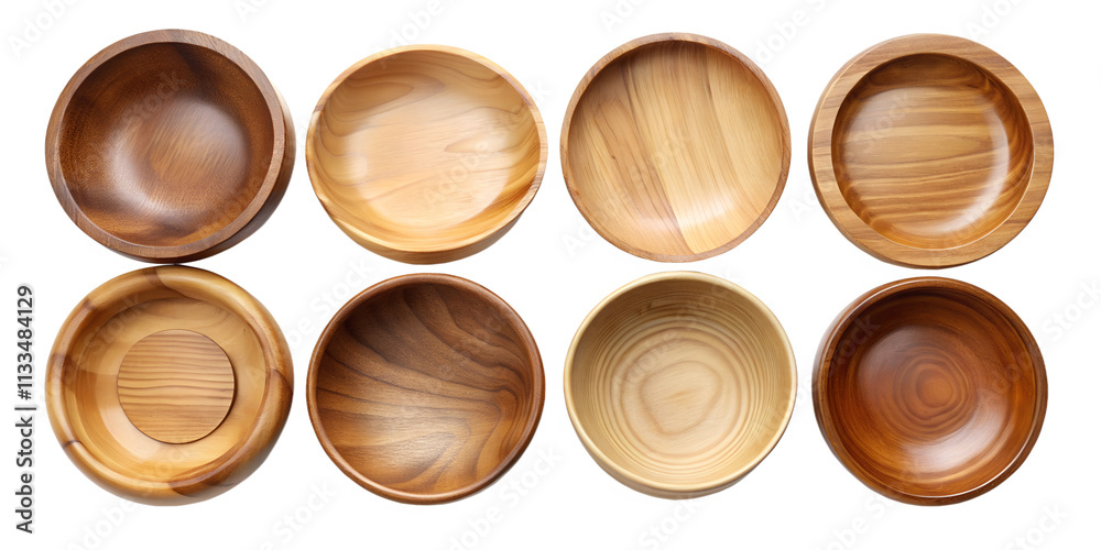 wooden bowl isolated on white wooden bowl isolated on white