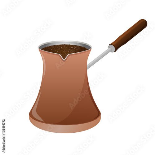 Turkish coffee maker or cezve
