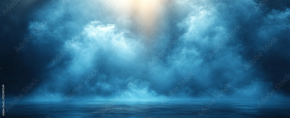 Moody blue atmospheric scene with a mysterious and ethereal vibe. Perfect for fantasy or sci-fi projects. Moody blue atmospheric scene with a mysterious and ethereal vibe. Perfect for fantasy or sci-fi projects.